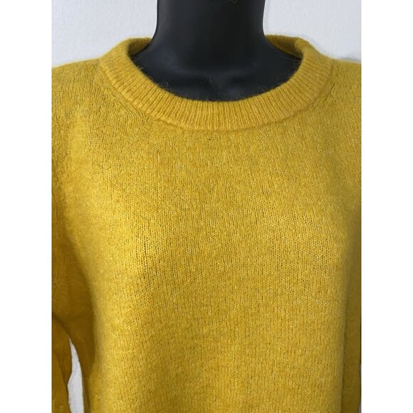 H M Womens Size M Sweater Long Sleeve Goldenrod Color - Picture 2 of 7